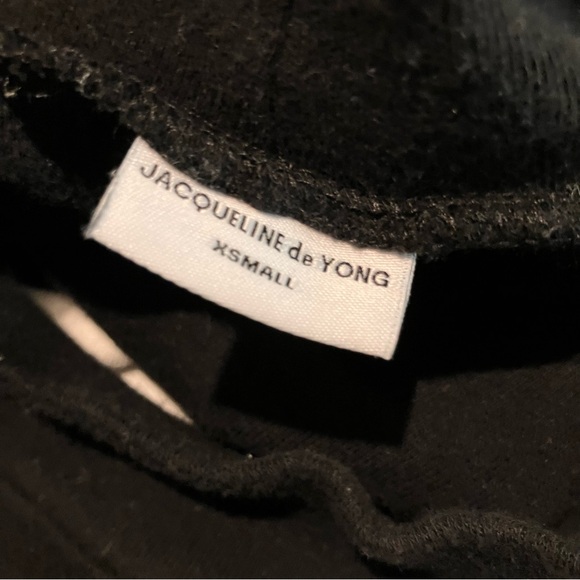 Jacqueline De Young Black and White Striped Turtle Neck Cotton Sweater Dress XS - Picture 11 of 13